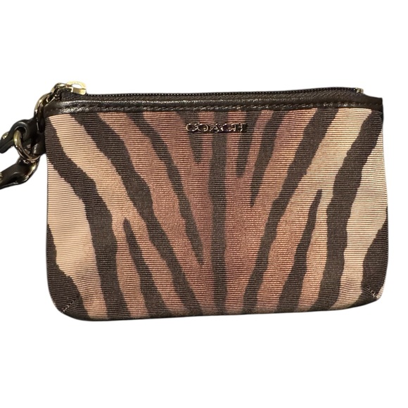 Coach Madison Phoebe Shoulder Bag in a Zebra Print & Matching Wallet LIKE NEW - Picture 9 of 11
